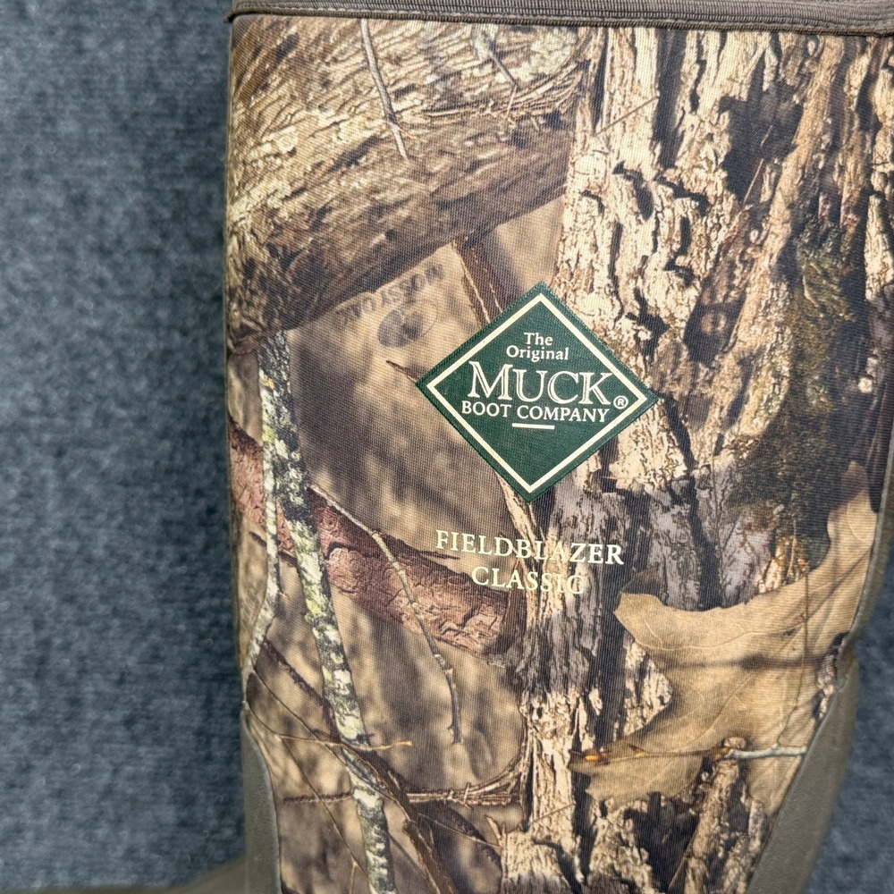 Muck Boots FieldBlazer Classic Men's 10 Camo Rubber Waterproof Mossy Oak Hunting - Picture 6 of 16